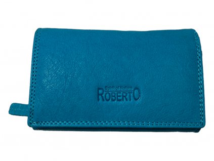 Dámská kožená peněženka Roberto - modrá 3173/2