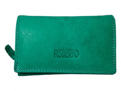 Dámská kožená peněženka Roberto - zelená 3173