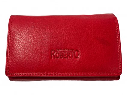 Dámská kožená peněženka Roberto - červená 3173