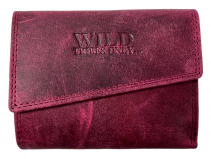 Dámská kožená peněženka Wild - vínová 7822
