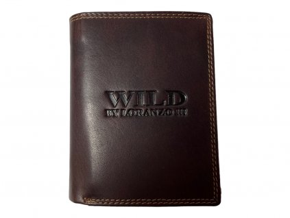 Kožená peněženka Loranzo - hnědá 782