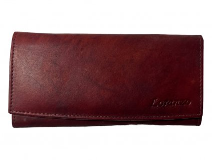 Dámská kožená peněženka Loranzo- světle hnědá 448