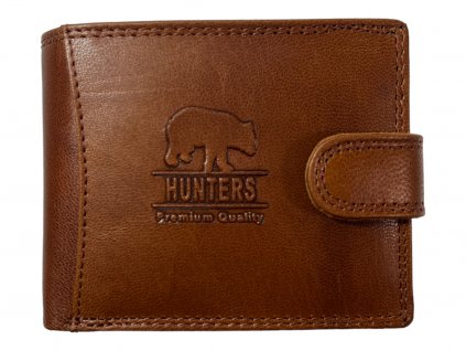 Hunters kožená peněženka - hnědá KHT301L