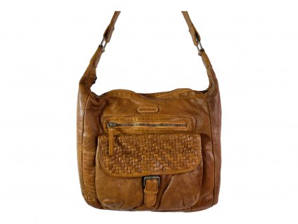 Dámská kožená kabelka Green Valley - hnědá 10430