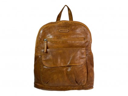 Dámský kožený batoh Green Valley - hnědý 20429