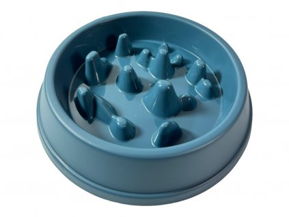 Misky pro psy proti hltání - modrá MISH