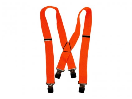 Široké kšandy X - oranžová 8005