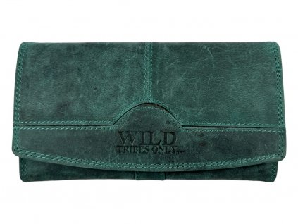 Dámská kožená peněženka Wild - zelená 3018