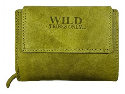 Dámská kožená peněženka Wild - žlutá 3019