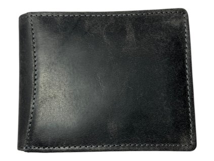 Kožená peněženka - černá 674