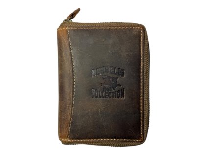 Kožená peněženka Dargelis - hnědá 675