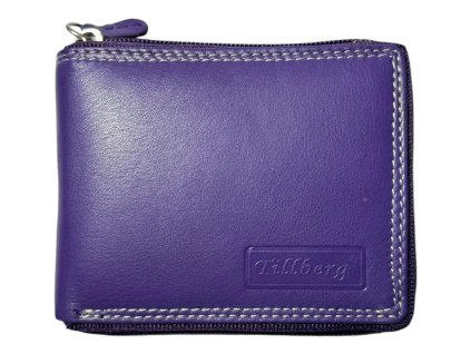 Kožená peněženka Tillberg - fialová 677