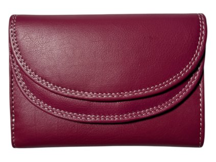 Dámská kožená peněženka - růžová SR19493