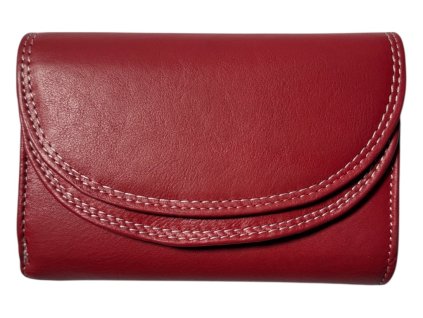 Dámská kožená peněženka - červená SR19493