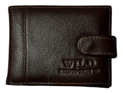 Kožená dokladovka Wild - hnědá 108