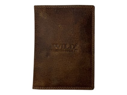 Kožená peněženka - hnědá 5AB1