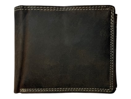 Kožená peněženka Tillberg - tmavě hnědá 109A