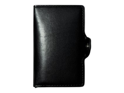 Kožená peněženka na karty - černá 143/2