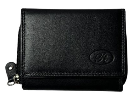 Dámská kožená peněženka - černá 205