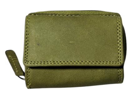 Malá kožená peněženka Roberto - zelená OMA-9