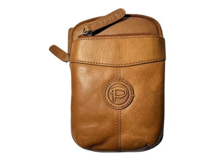 Kožená taška Pedro - hnědá PD-61