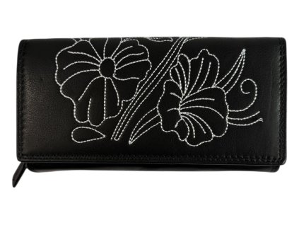 Dámská kožená peněženka Wild - černá 2016