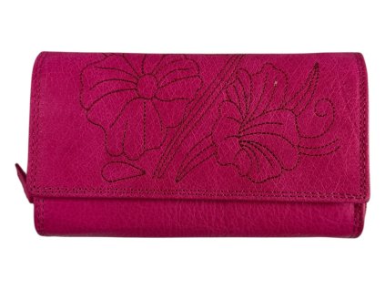 Dámská kožená peněženka Wild - růžová 2016