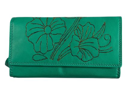 Dámská kožená peněženka Wild - tyrkysová 2016/2