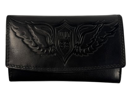 Kožená peněženka Wild - černá SR15977