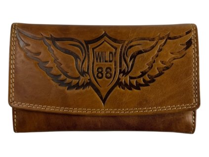 Kožená peněženka Wild - světle hnědá SR15977