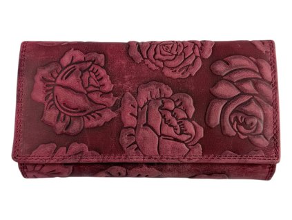 Dámská kožená peněženka Wild - růžová 2089