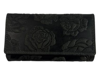 Dámská kožená peněženka Wild - černá 2089