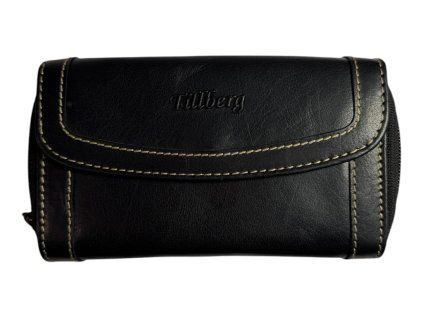 Dámská kožená peněženka Tillberg - černá 103TT