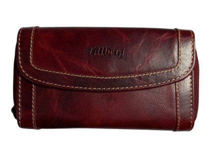 Dámská kožená peněženka Tillberg - červená 103TT