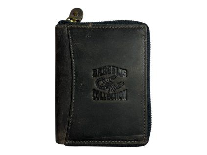 Kožená peněženka Dargelis - černá 991S