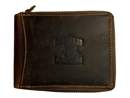 Kožená peněženka Dargelis - hnědá 992Z