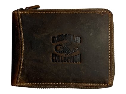 Kožená peněženka Dargelis - hnědá 992S