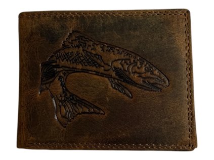 Kožená peněženka Roberto - štika 104