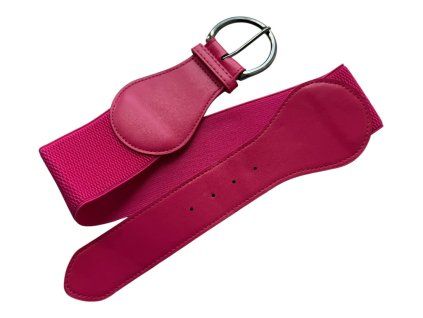 Dámský elastický pásek - růžová 67030