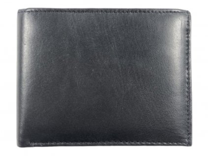Kvalitní kožená peněženka - černá F-05
