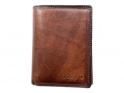 Kvalitní kožená peněženka Lozano - hnědá 2462