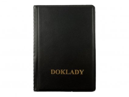 Dokladovka - černá 2888