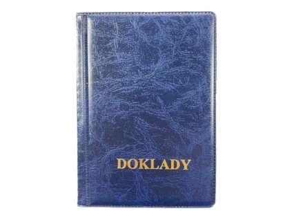 Dokladovka - modrá 2888