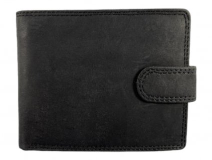 Kožená peněženka - černá 305L