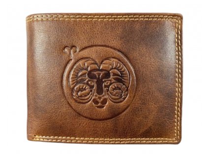 Kožená peněženka zvěrokruh - beran 02