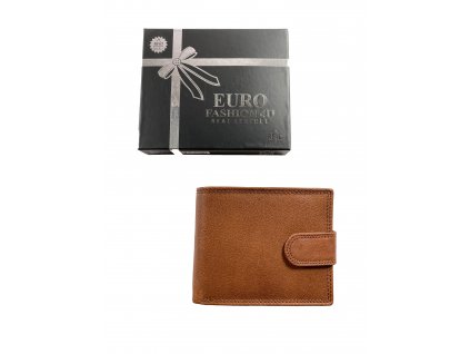 Luxusní celokožená peněženka 3773 (Barva Hnědá)