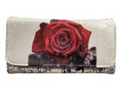 Dámská peněženka s motivem - rosas 4543