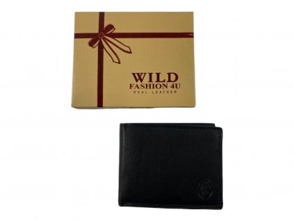 Kožená peněženka - černá GT05