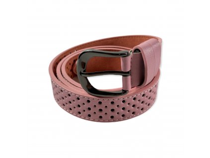 5911 damsky pasek derovany ruzovy