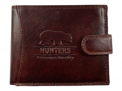 Hunters kožená peněženka - hnědá KHT5600L/2